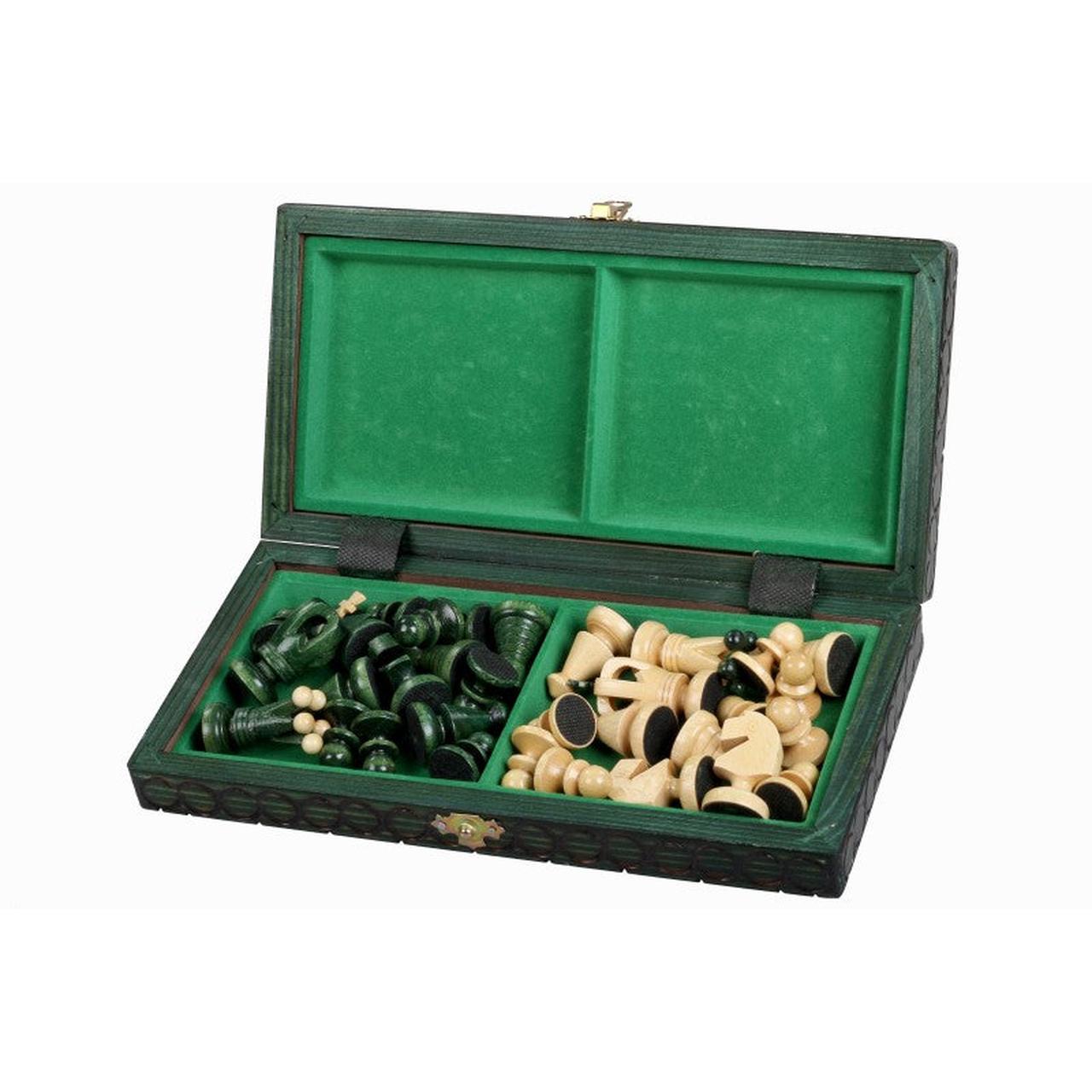 KING'S GREEN Chess Set | 38cm