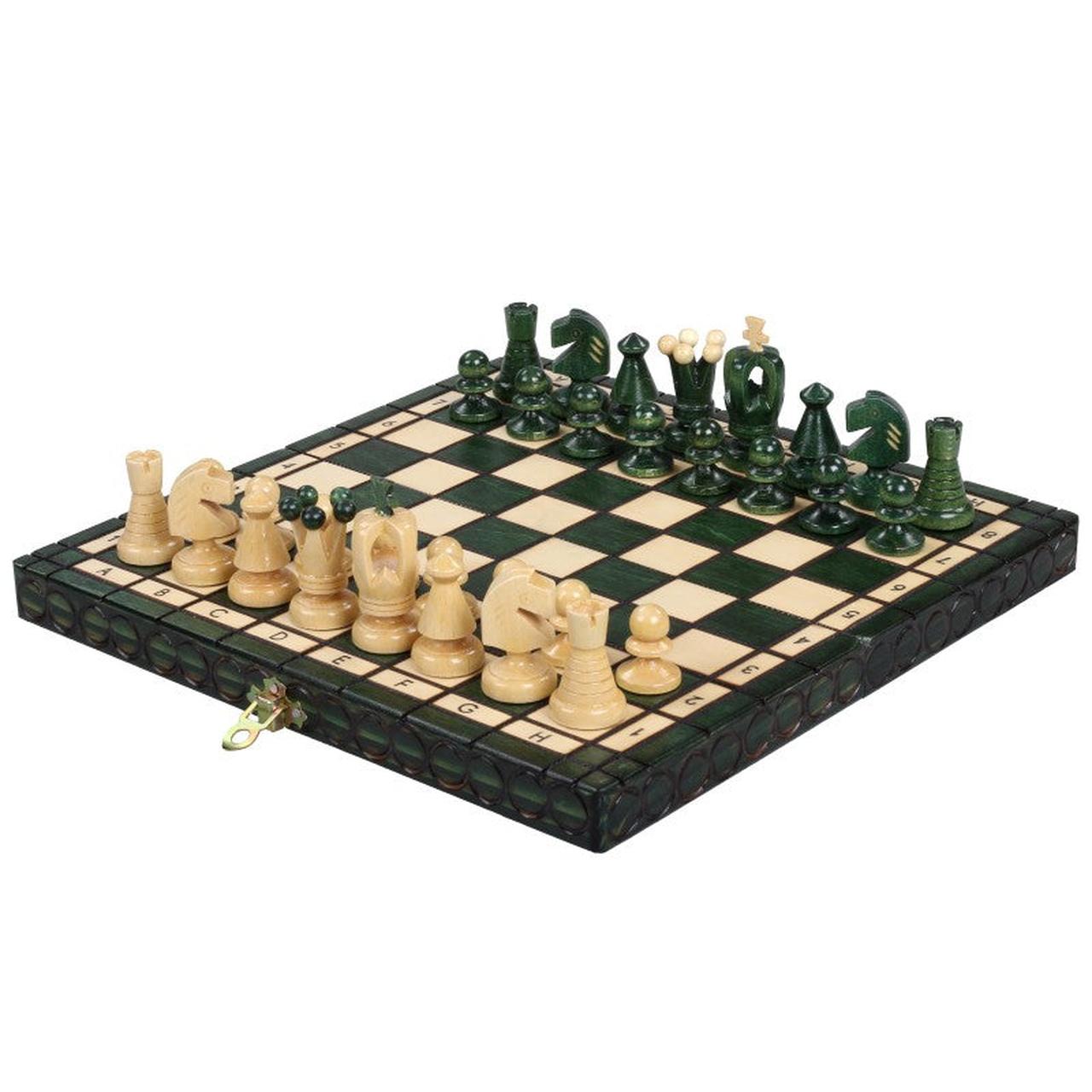 KING'S GREEN Chess Set | 38cm