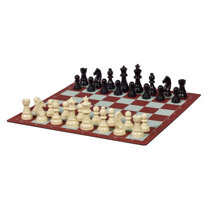 Rolling Chess Board and Weighted Chess Pieces | 51 cm