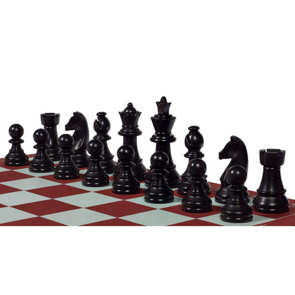 Rolling Chess Board and Weighted Chess Pieces | 51 cm