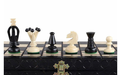 KING'S BLACK Chess Set