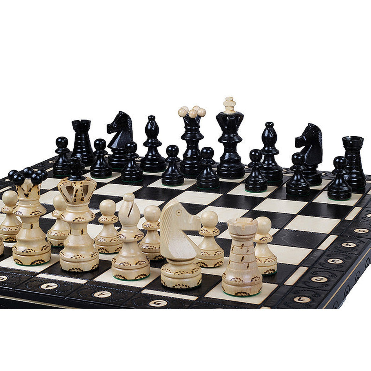 BLACK AMBASSADOR Chess Set | 55cm