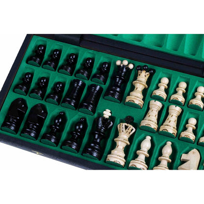 BLACK AMBASSADOR Chess Set | 55cm