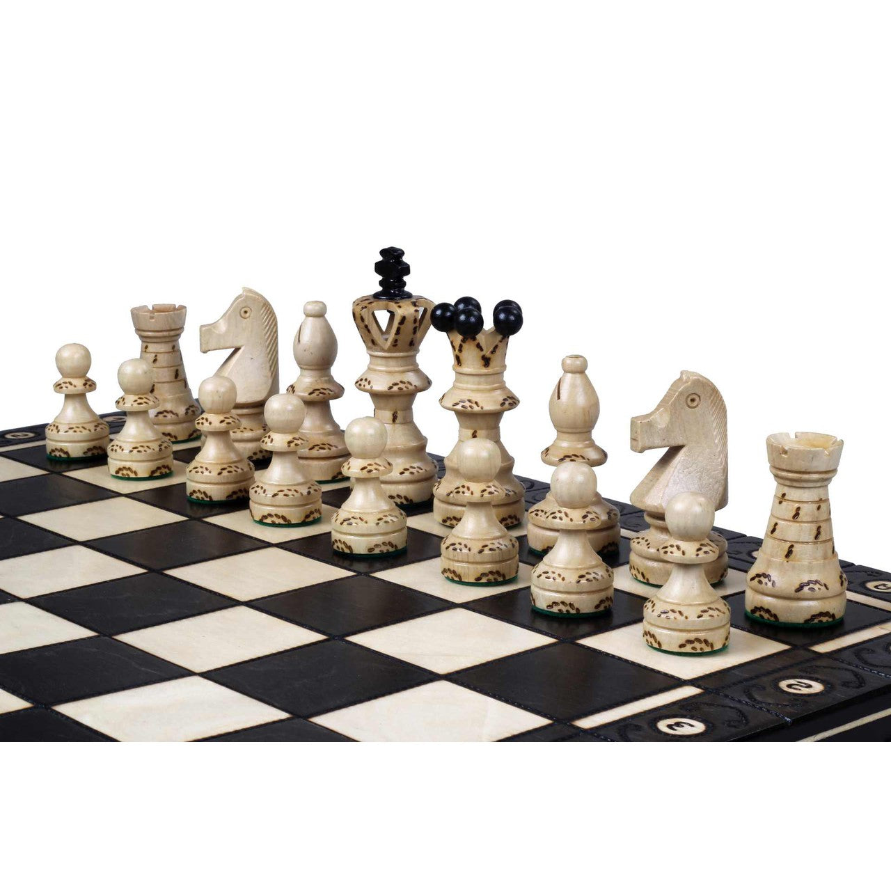 BLACK AMBASSADOR Chess Set | 55cm
