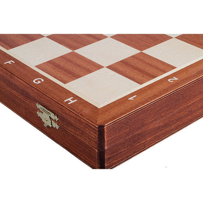 FRENCH STAUNTON BLACK Shakkipeli-Taitettava Virallinen Shakkisetti-TiberianChess.fi