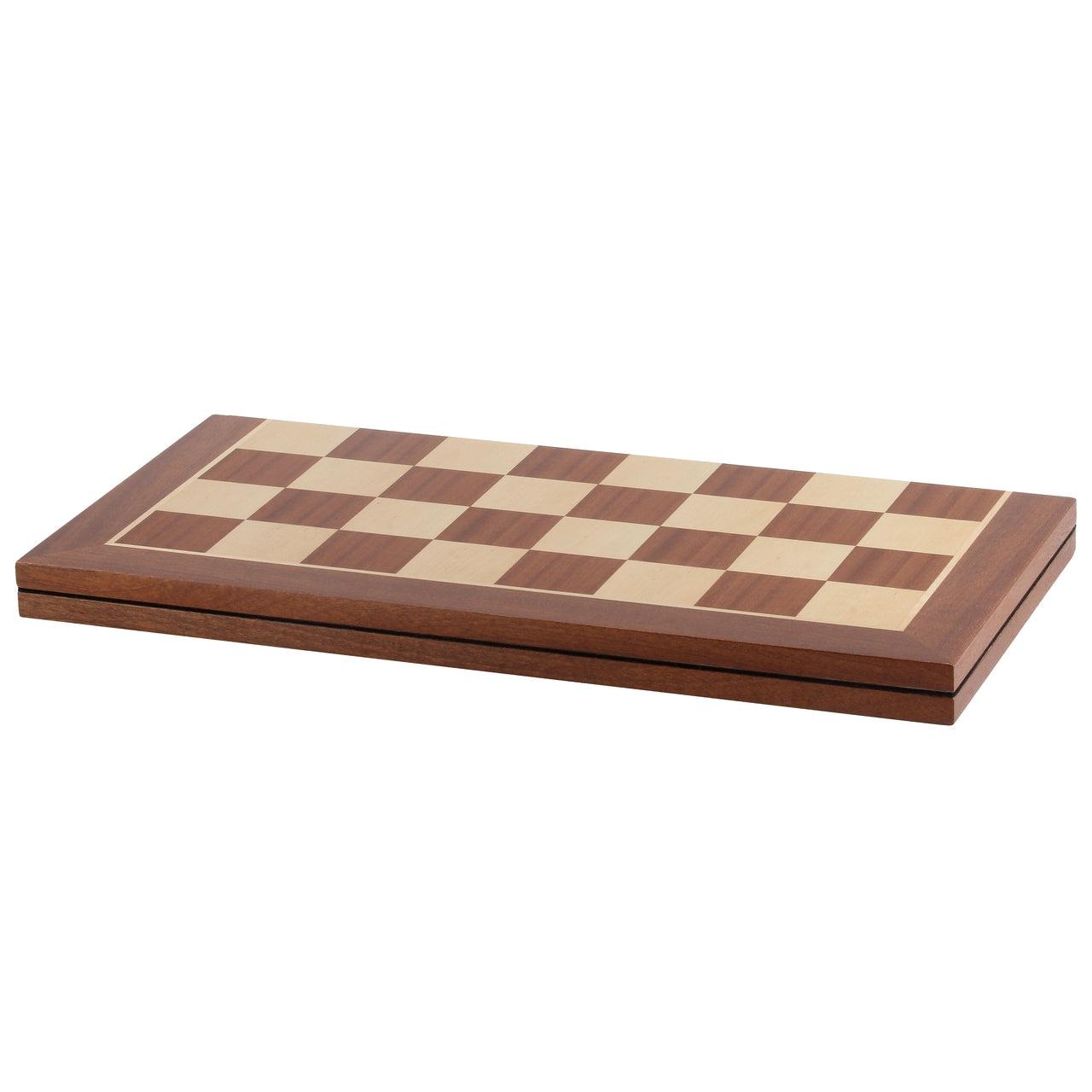 Folding Chess board MAHOGANY