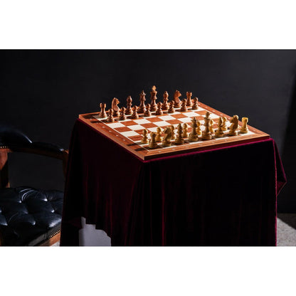 Shakkilauta MAHONKI-Puinen Shakkilauta-TiberianChess.fi