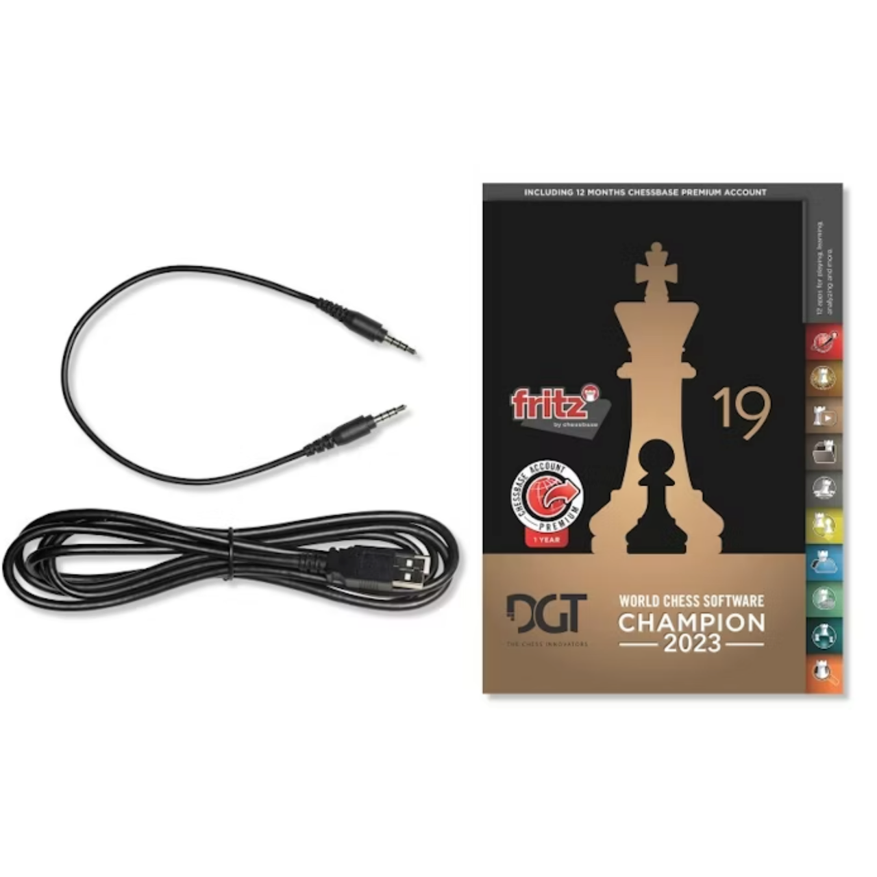 DGT Elektroninen USB(C) Shakkilauta WALNUT