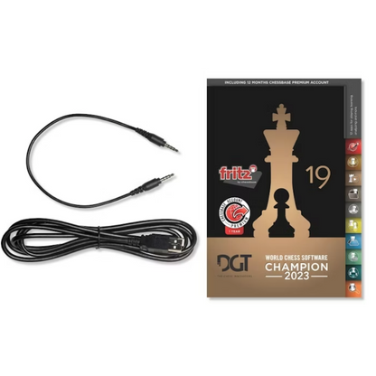 DGT Elektroninen USB(C) Shakkilauta WALNUT