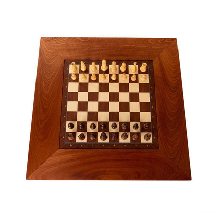 Chess Table Mahogany