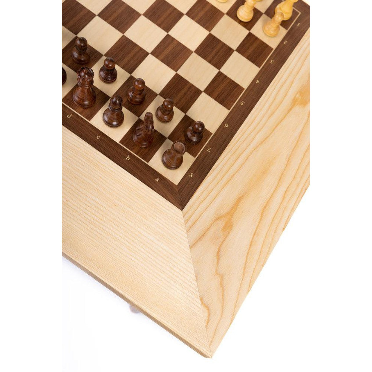Chess Table Ash Wood